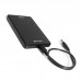 Case para HD Externo Sata 2.5 USB 2.0 CH-210BK C3 Tech - Preto